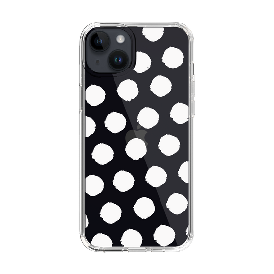 Slim Protection Case［ Original - Favorite Color Polka Dots - White ］