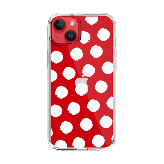 Slim Protection Case［ Original - Favorite Color Polka Dots - White ］
