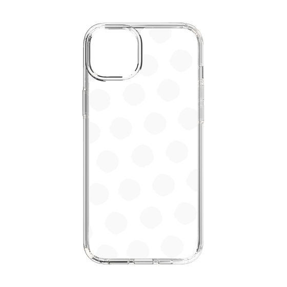 Slim Protection Case［ Original - Favorite Color Polka Dots - White ］