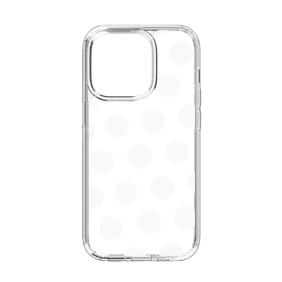 Slim Protection Case［ Original - Favorite Color Polka Dots - White ］