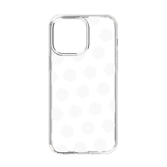Slim Protection Case［ Original - Favorite Color Polka Dots - White ］