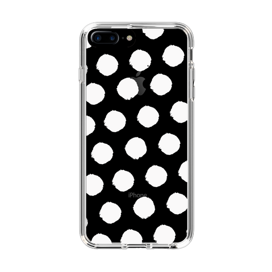 Slim Protection Case［ Original - Favorite Color Polka Dots - White ］