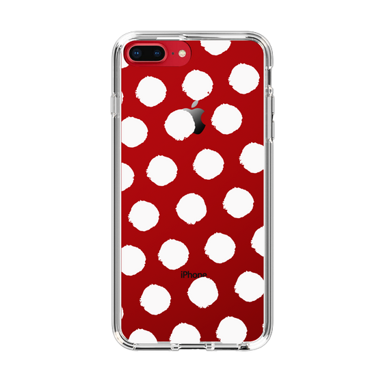 Slim Protection Case［ Original - Favorite Color Polka Dots - White ］