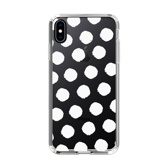 Slim Protection Case［ Original - Favorite Color Polka Dots - White ］