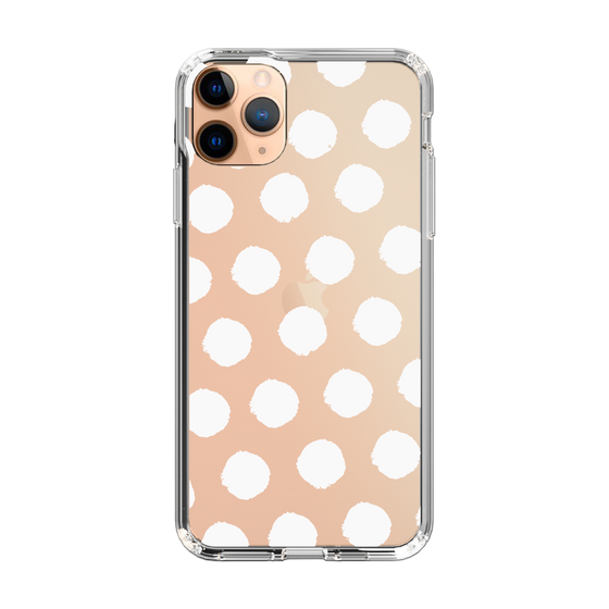 Slim Protection Case［ Original - Favorite Color Polka Dots - White ］