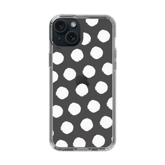 Slim Protection Case［ Original - Favorite Color Polka Dots - White ］