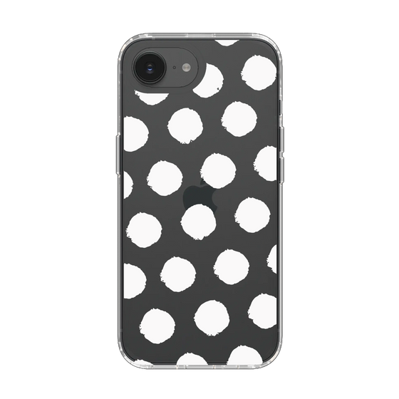 Slim Protection Case［ Original - Favorite Color Polka Dots - White ］