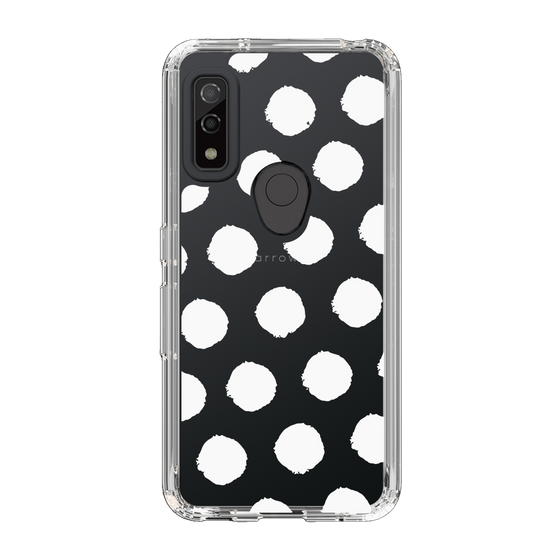 Slim Protection Case［ Original - Favorite Color Polka Dots - White ］