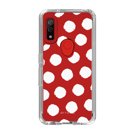 Slim Protection Case［ Original - Favorite Color Polka Dots - White ］