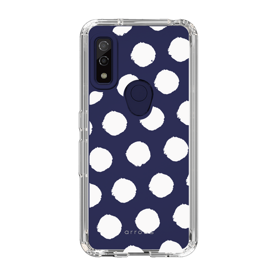 Slim Protection Case［ Original - Favorite Color Polka Dots - White ］