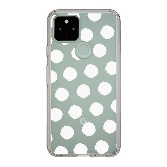Slim Protection Case［ Original - Favorite Color Polka Dots - White ］