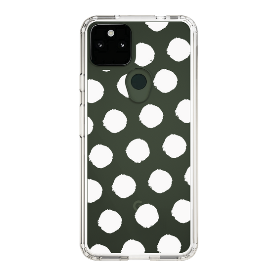 Slim Protection Case［ Original - Favorite Color Polka Dots - White ］