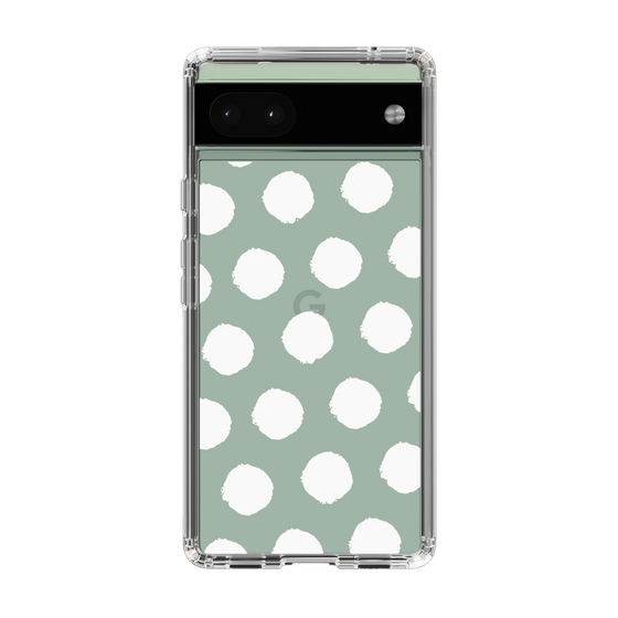 Slim Protection Case［ Original - Favorite Color Polka Dots - White ］