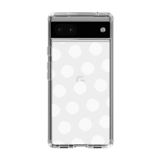 Slim Protection Case［ Original - Favorite Color Polka Dots - White ］