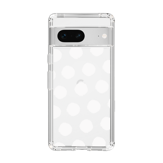 Slim Protection Case［ Original - Favorite Color Polka Dots - White ］