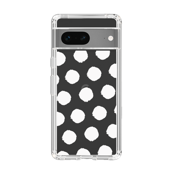 Slim Protection Case［ Original - Favorite Color Polka Dots - White ］