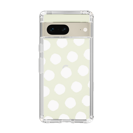 Slim Protection Case［ Original - Favorite Color Polka Dots - White ］