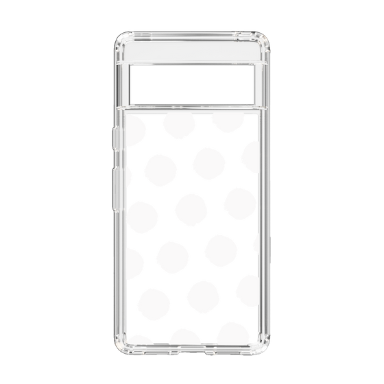 Slim Protection Case［ Original - Favorite Color Polka Dots - White ］