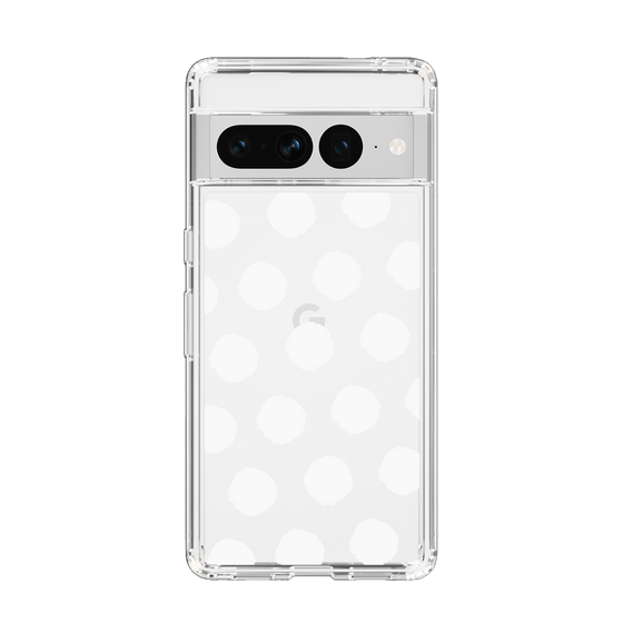 Slim Protection Case［ Original - Favorite Color Polka Dots - White ］