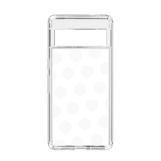 Slim Protection Case［ Original - Favorite Color Polka Dots - White ］