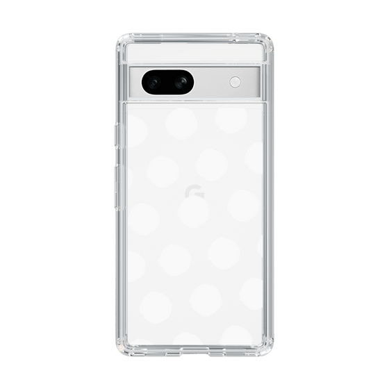 Slim Protection Case［ Original - Favorite Color Polka Dots - White ］