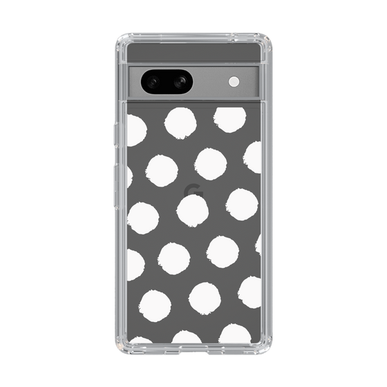 Slim Protection Case［ Original - Favorite Color Polka Dots - White ］