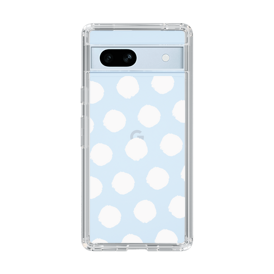 Slim Protection Case［ Original - Favorite Color Polka Dots - White ］