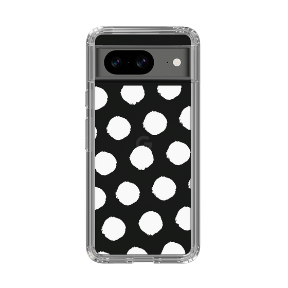 Slim Protection Case［ Original - Favorite Color Polka Dots - White ］
