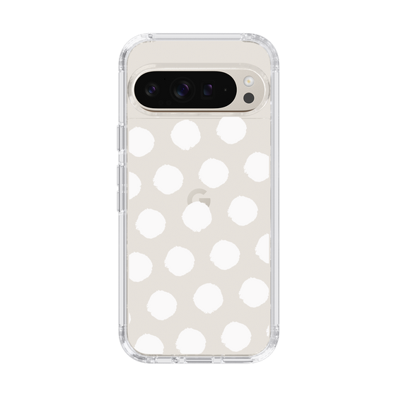 Slim Protection Case［ Original - Favorite Color Polka Dots - White ］