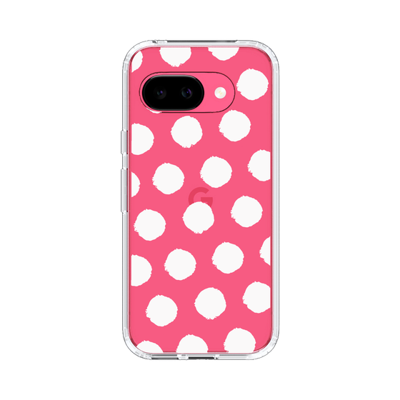Slim Protection Case［ Original - Favorite Color Polka Dots - White ］