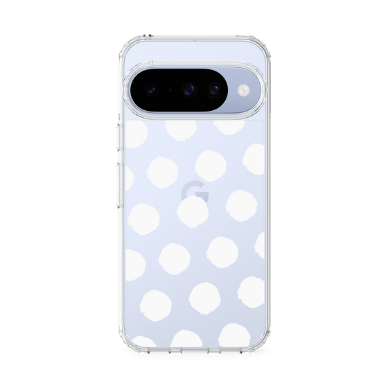 Slim Protection Case［ Original - Favorite Color Polka Dots - White ］