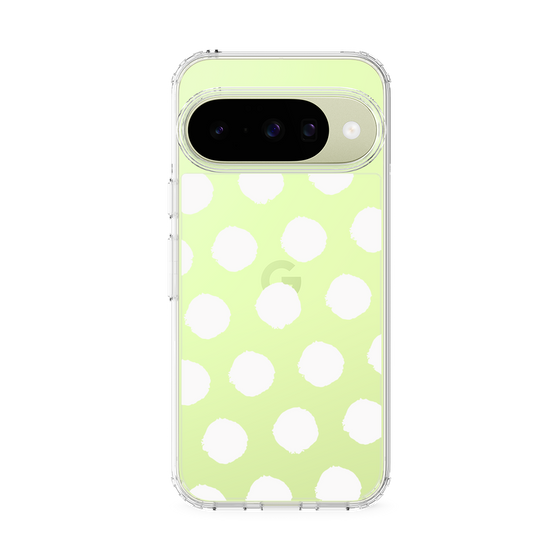 Slim Protection Case［ Original - Favorite Color Polka Dots - White ］
