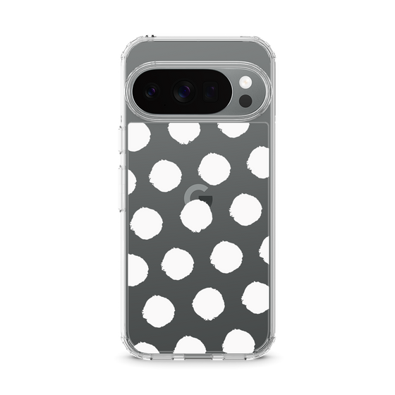 Slim Protection Case［ Original - Favorite Color Polka Dots - White ］