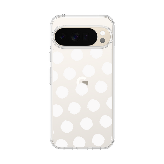 Slim Protection Case［ Original - Favorite Color Polka Dots - White ］