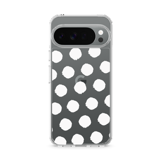 Slim Protection Case［ Original - Favorite Color Polka Dots - White ］