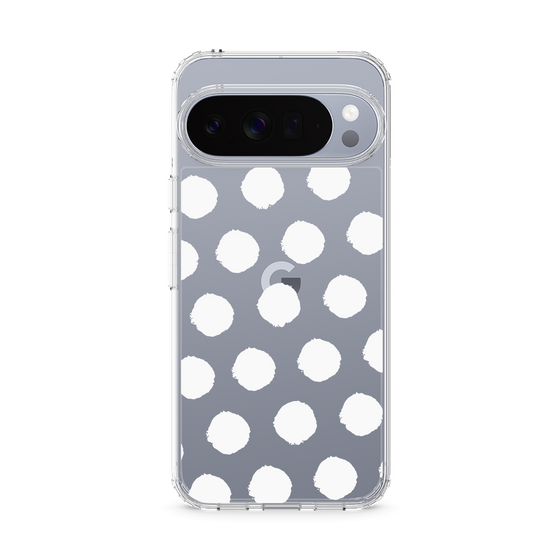 Slim Protection Case［ Original - Favorite Color Polka Dots - White ］