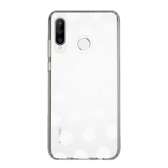 Slim Protection Case［ Original - Favorite Color Polka Dots - White ］
