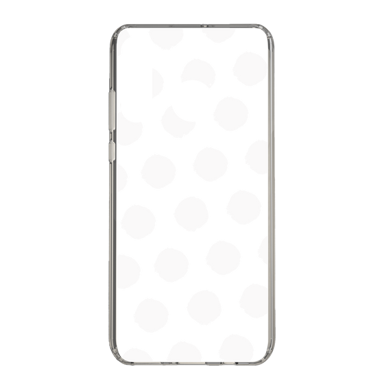 Slim Protection Case［ Original - Favorite Color Polka Dots - White ］