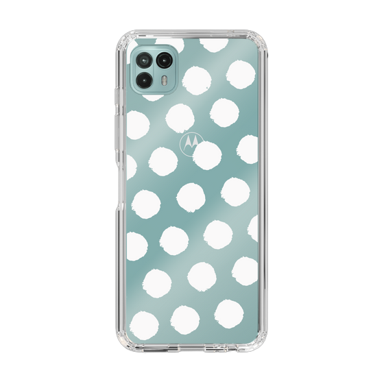 Slim Protection Case［ Original - Favorite Color Polka Dots - White ］