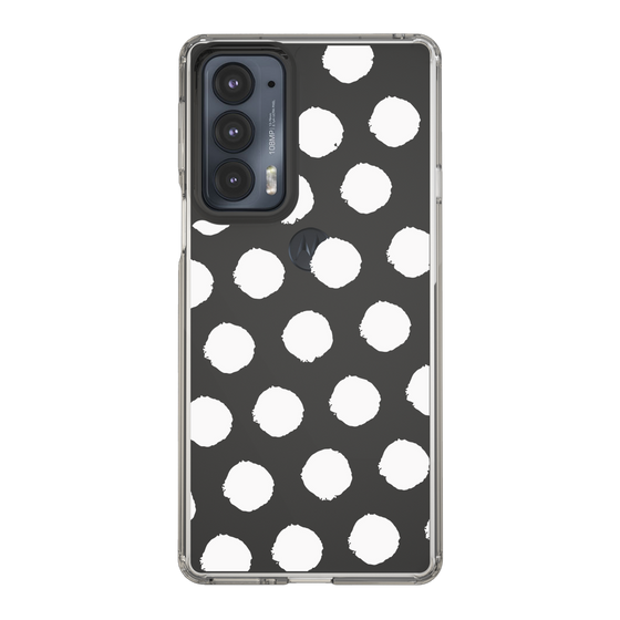 Slim Protection Case［ Original - Favorite Color Polka Dots - White ］
