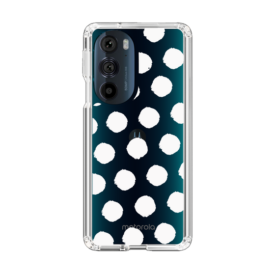 Slim Protection Case［ Original - Favorite Color Polka Dots - White ］
