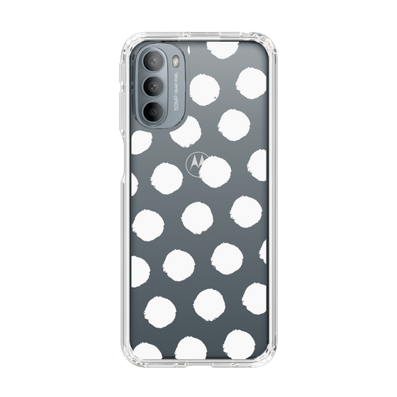 Slim Protection Case［ Original - Favorite Color Polka Dots - White ］