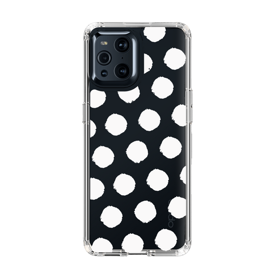 Slim Protection Case［ Original - Favorite Color Polka Dots - White ］