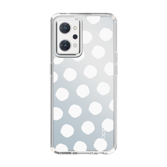 Slim Protection Case［ Original - Favorite Color Polka Dots - White ］