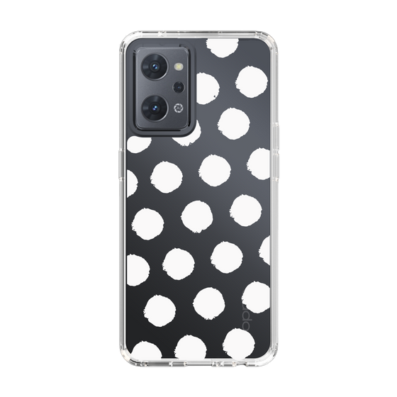 Slim Protection Case［ Original - Favorite Color Polka Dots - White ］
