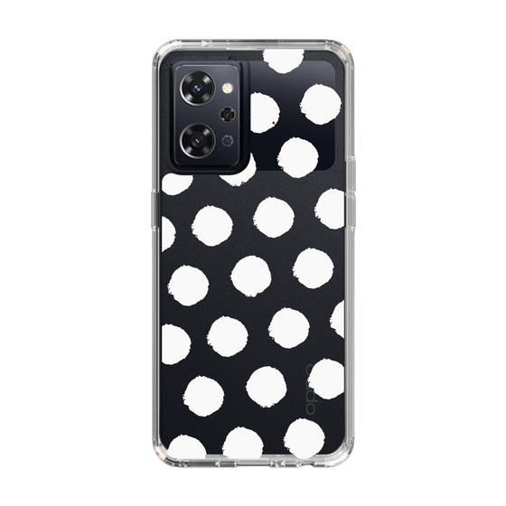 Slim Protection Case［ オリジナル - 推し色水玉 - ホワイト ］