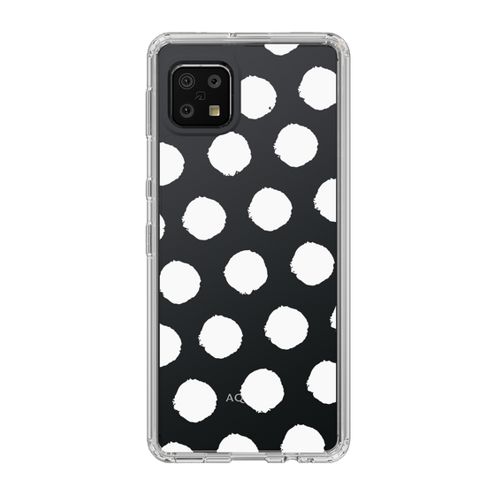 Slim Protection Case［ Original - Favorite Color Polka Dots - White ］
