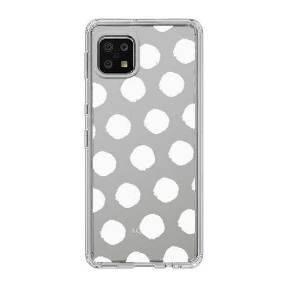 Slim Protection Case［ Original - Favorite Color Polka Dots - White ］