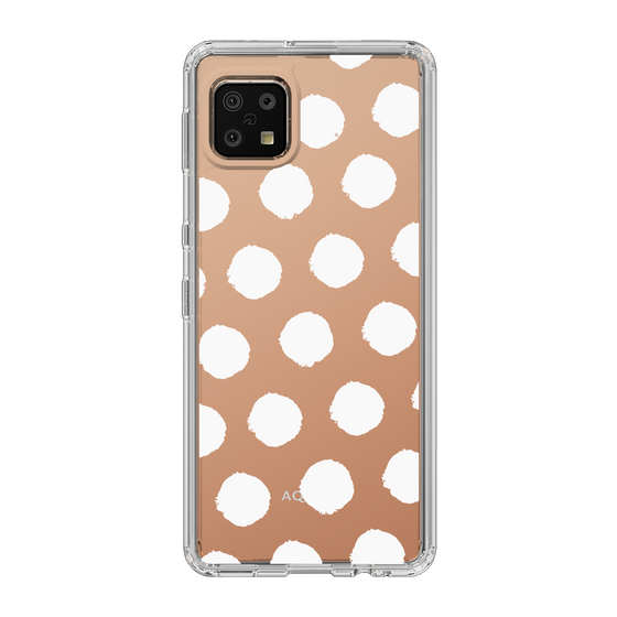Slim Protection Case［ Original - Favorite Color Polka Dots - White ］