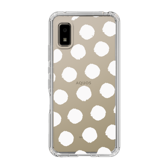 Slim Protection Case［ Original - Favorite Color Polka Dots - White ］